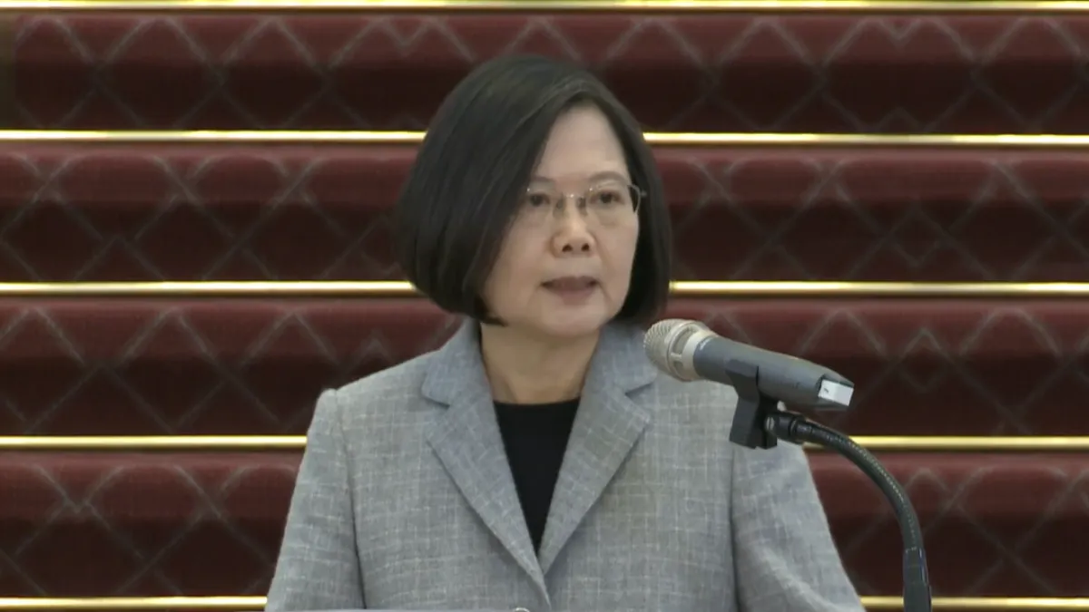 針對美國國務卿蓬佩奧(Mike Pompeo)公開表示支持台灣加入世界衛生組織(WHO),總統蔡英文(見圖)1日表示,將持續和相同理念的國家溝通。(取自蔡英文臉書直播)