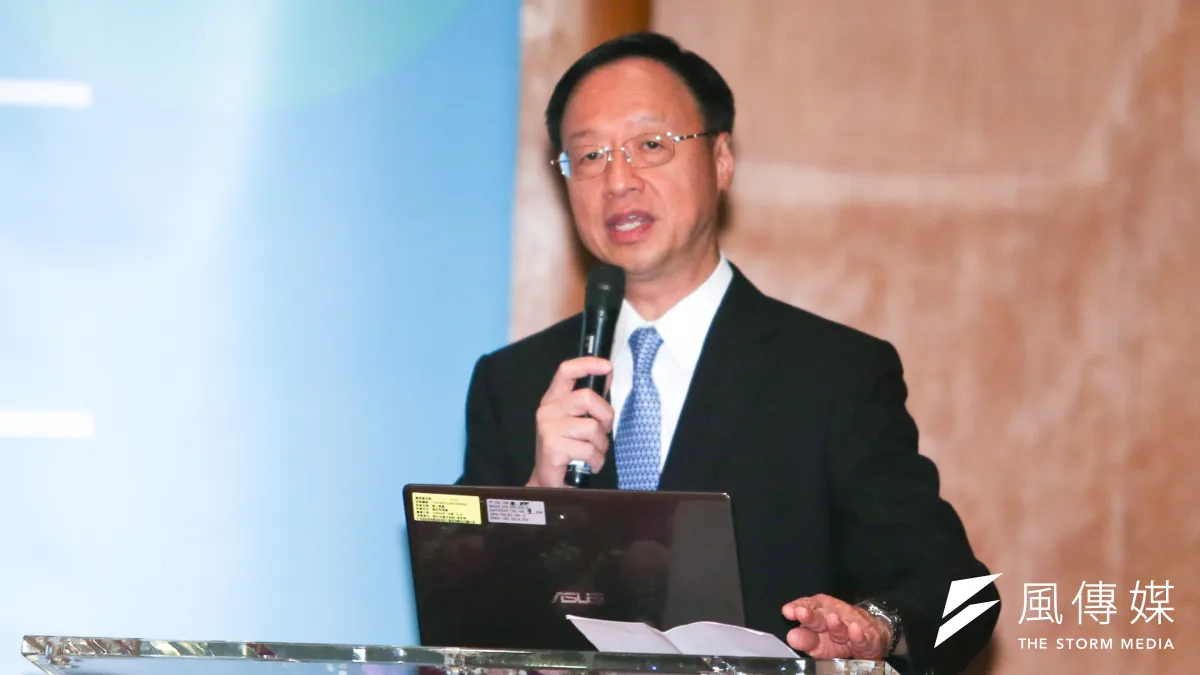 江宜樺(前行政院院長)現為長風文教基金會創辦人。(資料圖, 陳明仁攝)