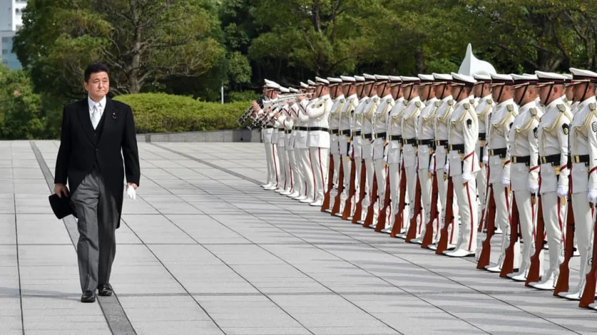 日本防衛大臣岸信夫。(翻攝岸信夫臉書)