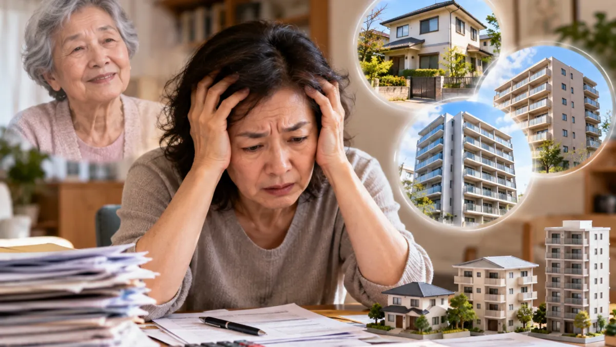 繼承父母留下的房產,原本應該是一件值得高興的事,沒想到也可能成為退休生活的沉重負擔。(示意圖/AI生成)