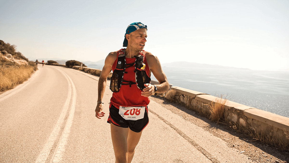 《246公里》由匈牙利、希臘、法國、德國攜手合作,將斯巴達超級馬拉松題材,放進平民追逐夢想的框架裡。(圖/取自CNEX官網) 《246公里》由匈牙利、希臘、法國、德國攜手合作,將斯巴達超級馬拉松題材,放進平民追逐夢想的框架裡。(圖/取自CNEX官網)