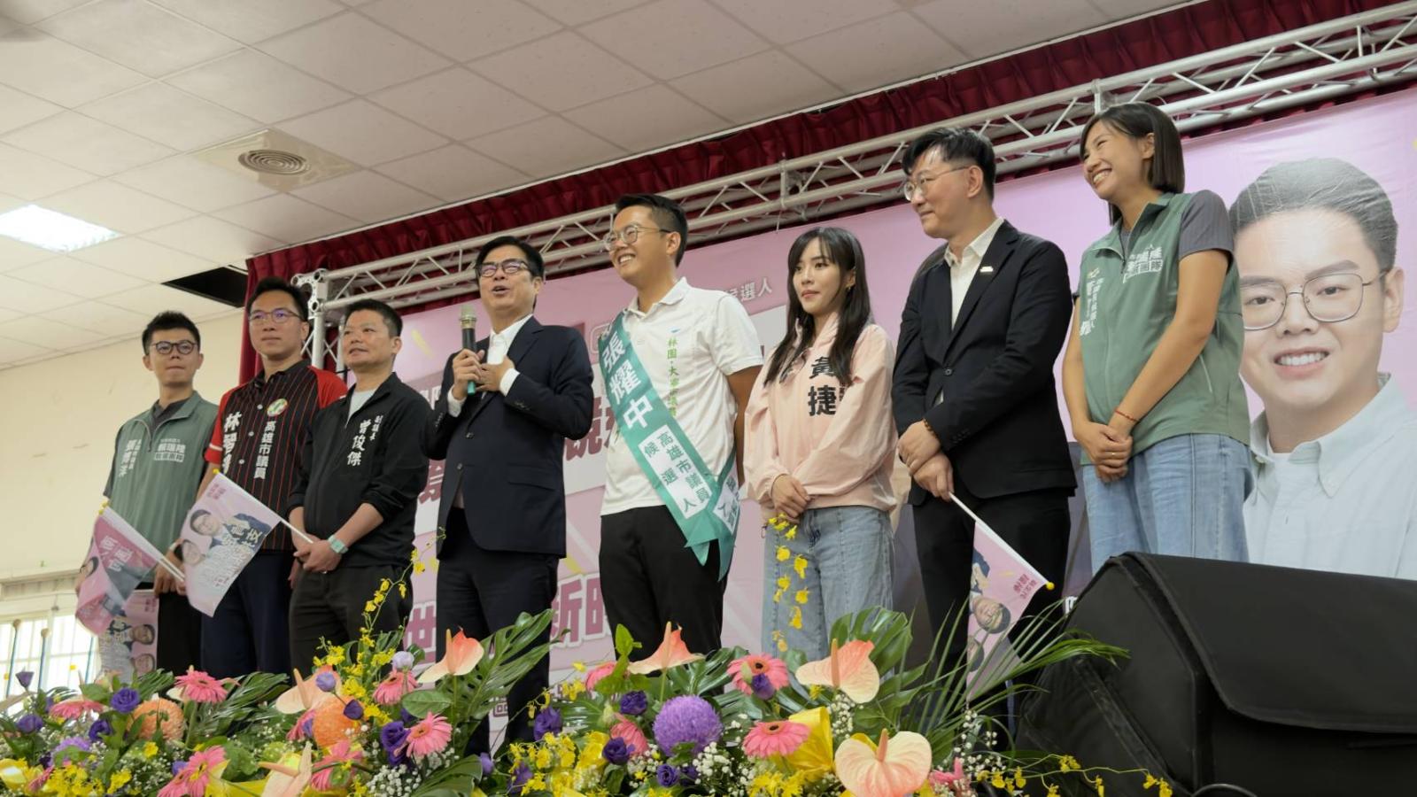 陳其邁掛保證!「分身」張耀中競總成立千人力挺 林岱樺跨派系站台拚林園大寮多一席