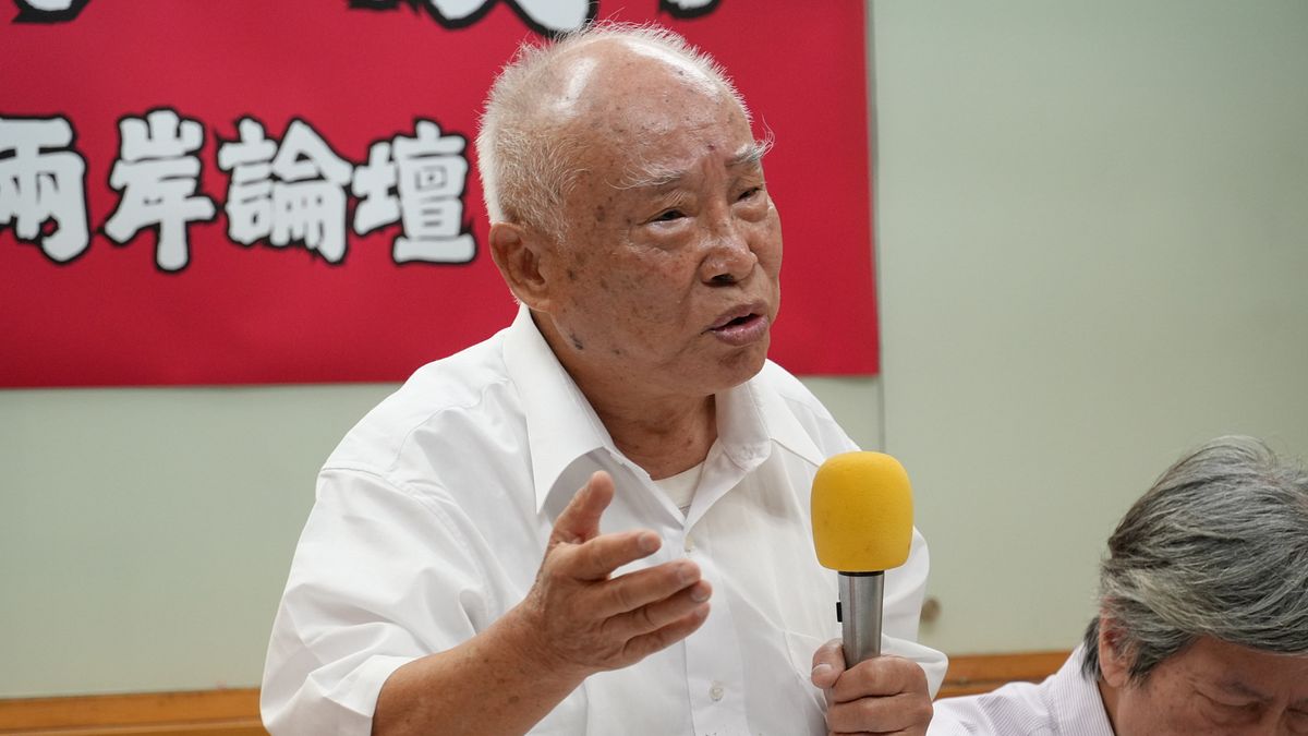 「海潮智庫」創辦人王義雄律師批評賴清德總統為所欲為,把台灣帶向戰爭。(張鈞凱攝) 「海潮智庫」創辦人王義雄律師批評賴清德總統為所欲為,把台灣帶向戰爭。(張鈞凱攝)