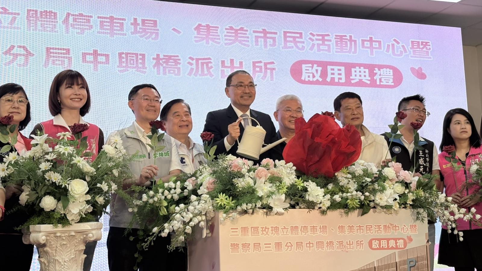三重再添多功能公共建設 玫瑰立體停車場啟用 停車、治安、生活一次滿足