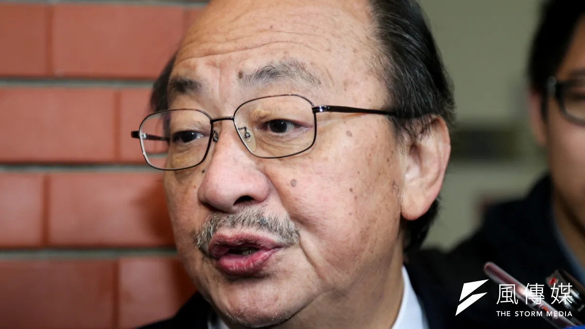 柯建銘在受訪時強調,除了正副院長人選,還要考量黨團三長,未來行政立法和諧很重要。(陳明仁攝)