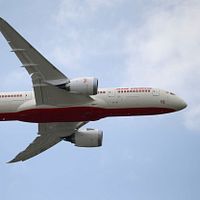 インド航空が運航するボーイング787機。(AP通信) インド航空が運航するボーイング787機。(AP通信)