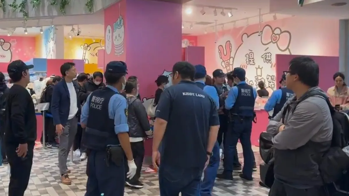 吉伊卡哇快閃店慘遭偷竊!(圖/翻攝自X)