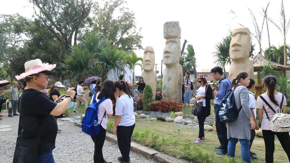 台中觀光加溫,根據《遠見雜誌》刊登Agoda訂房網統計,在春節亞洲旅客最愛旅遊城市中獲得第7名,而台中花博也成為打卡熱點。(台中市政府提供)