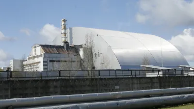 2022年2月24日,烏克蘭戰爭爆發,車諾比(Chernobyl)核電廠遺址遭俄軍攻佔(AP)