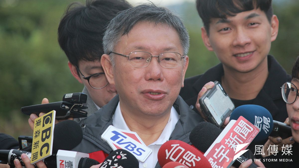 20191204-台北市長柯文哲4日上午出席「柯文哲X民眾黨不分區女力」宣傳片拍攝時受訪。(方炳超攝) 20191204-台北市長柯文哲4日上午出席「柯文哲X民眾黨不分區女力」宣傳片拍攝時受訪。(方炳超攝)