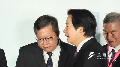 鄭文燦(左)人馬在賴清德(右)就職總統後紛紛遭到撤換。(資料照,柯承惠攝)