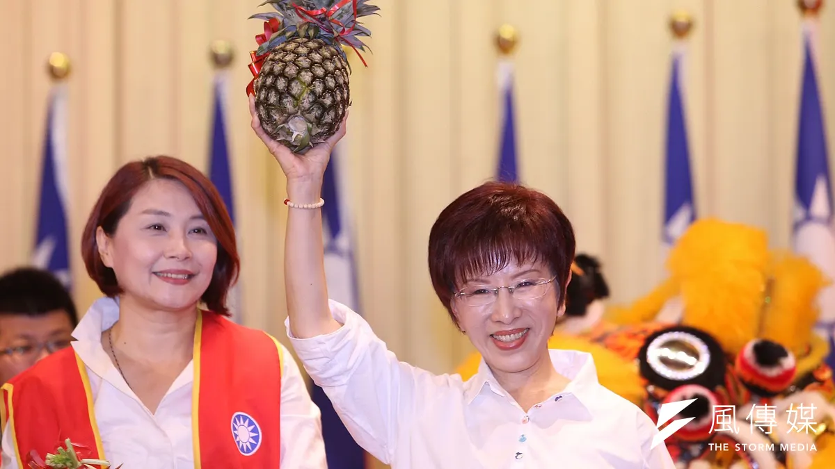 洪秀柱出席山東鄕親挺柱大會(林韶安攝) 洪秀柱出席山東鄕親挺柱大會(林韶安攝)