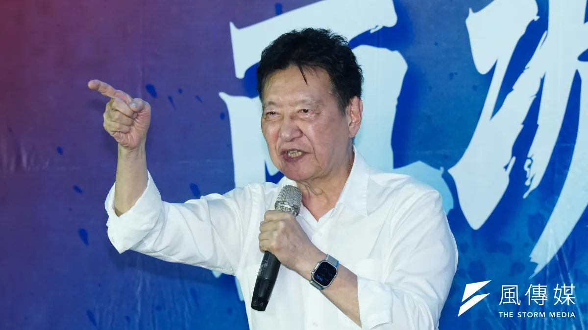 中廣董事長趙少康力挺前台北市長郝龍斌競選國民黨主席,然而,一句「中共介選」讓他自己成為最大輸家。(蔡親傑攝)