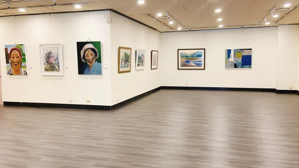 平安美好-新北市現代藝術協會2021會員聯展展出作品。(圖/新北市文化局提供)