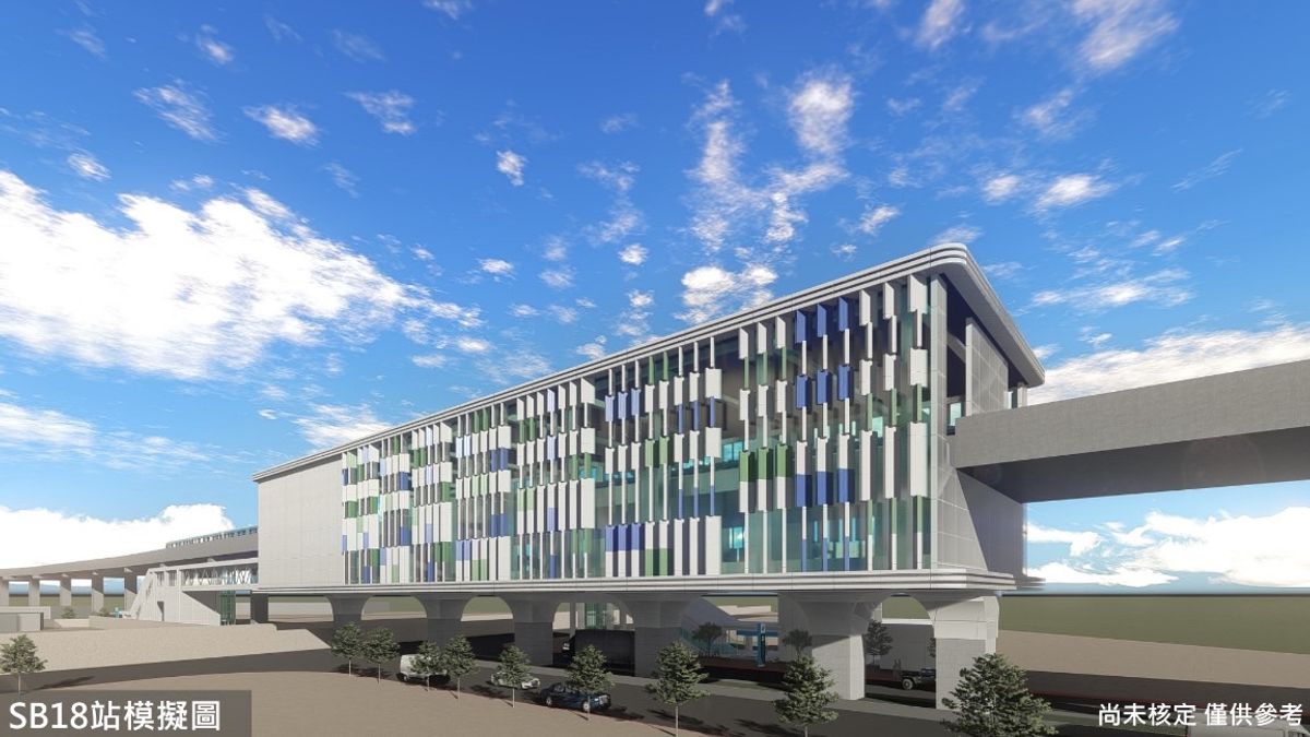 基隆捷運SB18站基本設計模擬圖。(圖/新北市捷運局提供) 基隆捷運SB18站基本設計模擬圖。(圖/新北市捷運局提供)