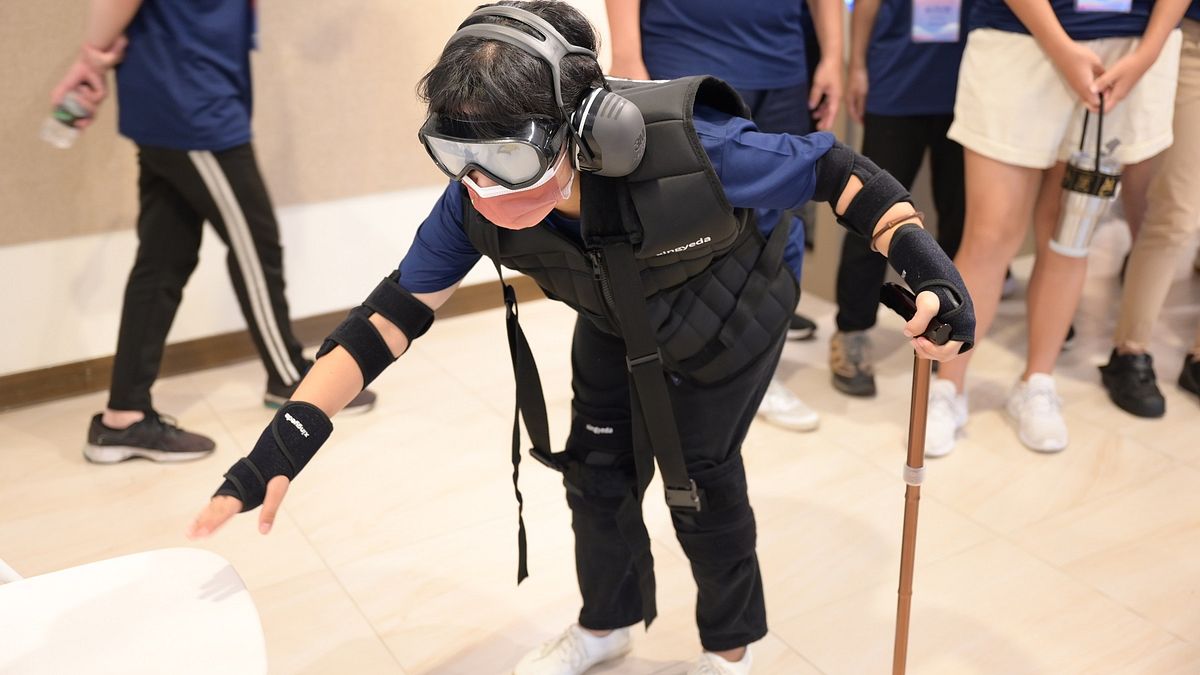 主題館「成長蛻變」-我一天,我老了。(圖/教育部提供) 主題館「成長蛻變」-我一天,我老了。(圖/教育部提供)