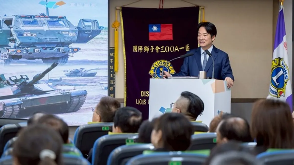 賴清德總統團結國家第四講以國防為主題。(總統府官網)