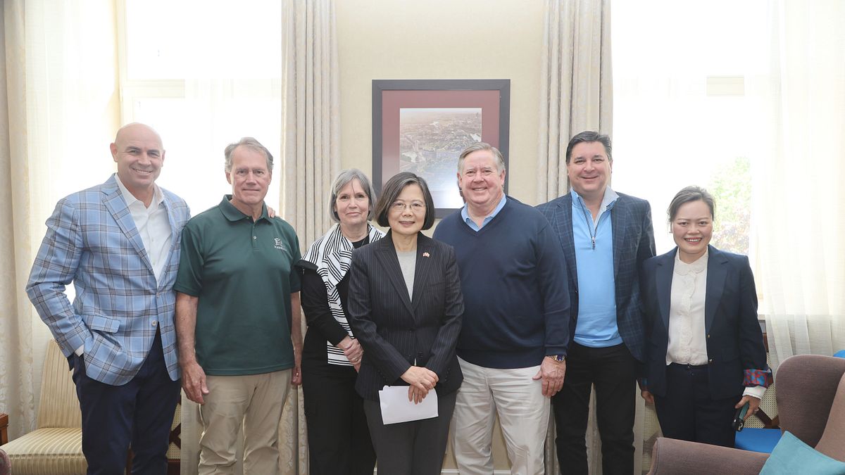 前總統蔡英文12日於立陶宛維爾紐斯大學發表專題演講。(蔡英文辦公室提供) 前總統蔡英文12日於立陶宛維爾紐斯大學發表專題演講。(蔡英文辦公室提供)