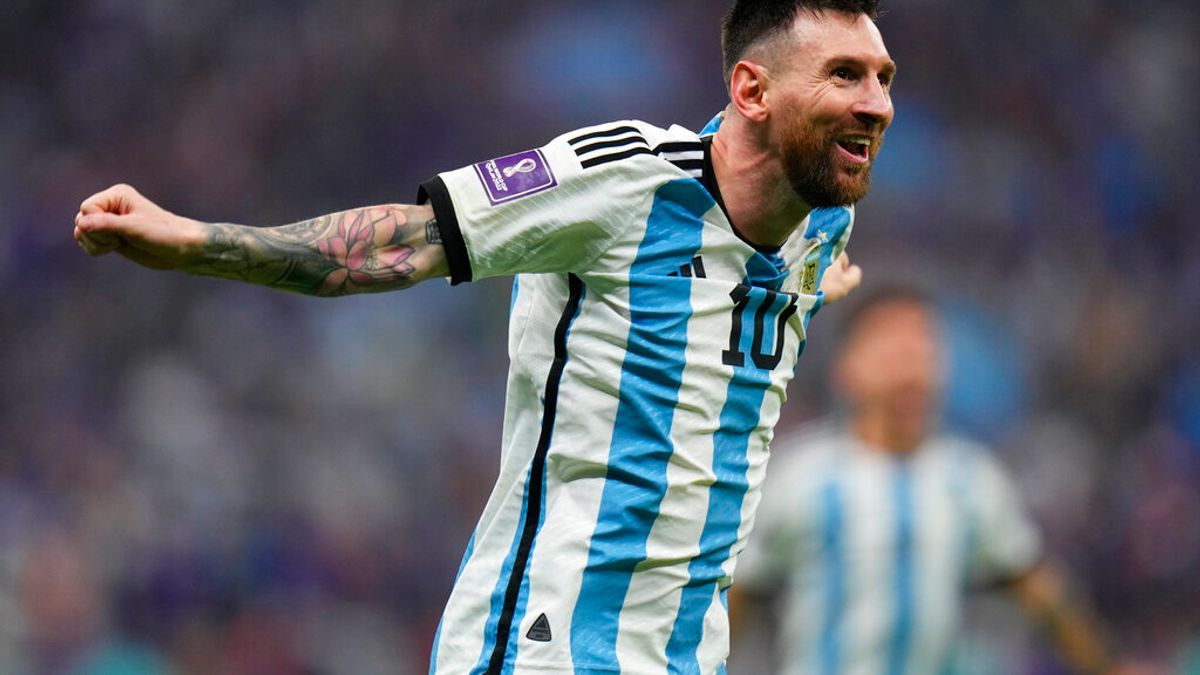 2022世界盃足球賽阿根廷拿下冠軍,梅西締造5項新紀錄。(圖/美聯社) 2022世界盃足球賽阿根廷拿下冠軍,梅西締造5項新紀錄。(圖/美聯社)