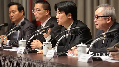 行政院長賴清德8日主持「解決產業五缺」最關鍵的「缺電」記者會,說明未來能源政策方向。(資料照,顏麟宇攝)