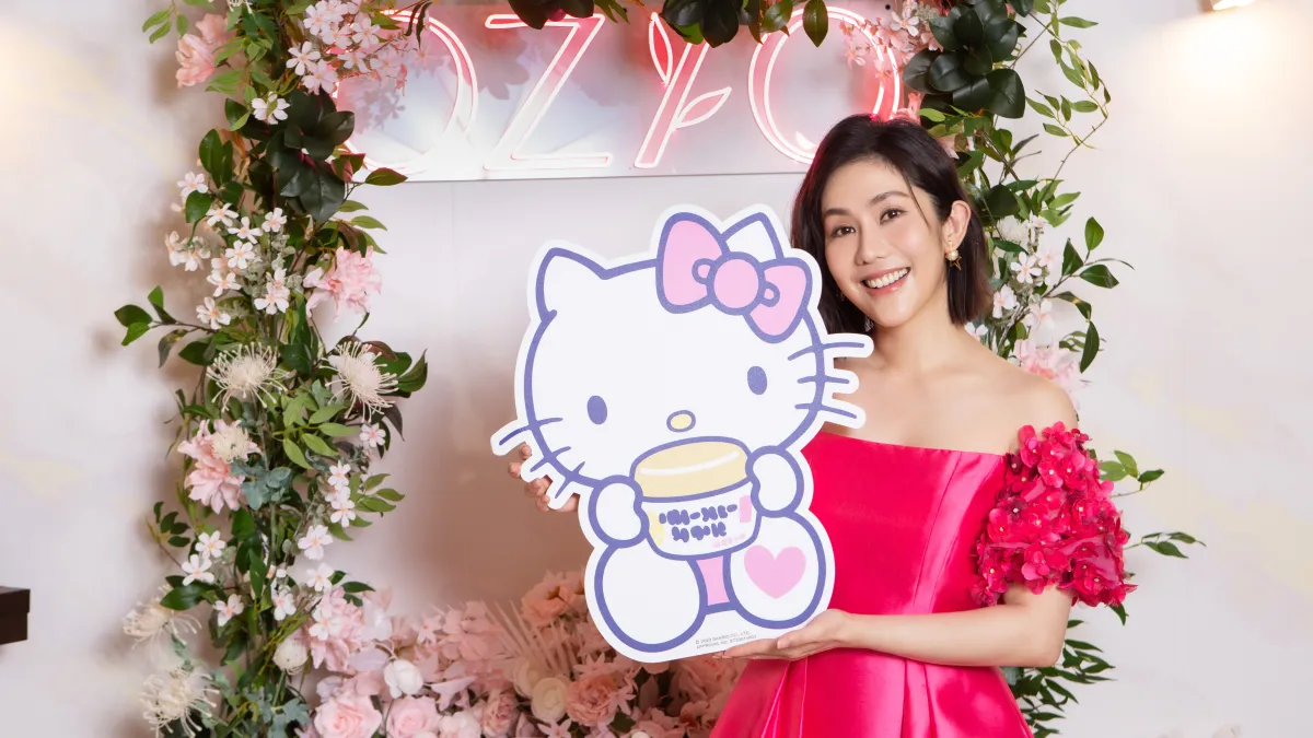 代言人王宇婕化身一日店長,展現歐姬兒凍齡奇蹟