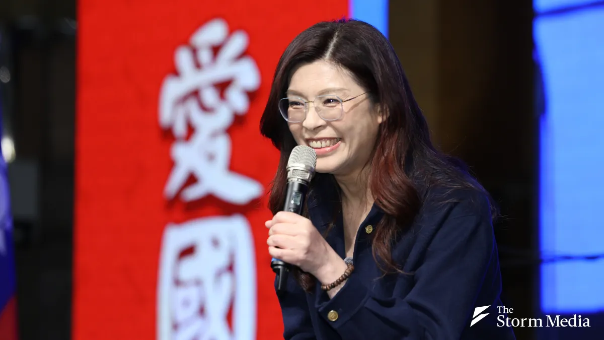 Initially viewed with skepticism as Kuomintang (KMT) Chairwoman, Cheng Li-wen (pictured) has unexpectedly managed to resolve several challenging internal situations. (File photo by Chen Pin-yu)