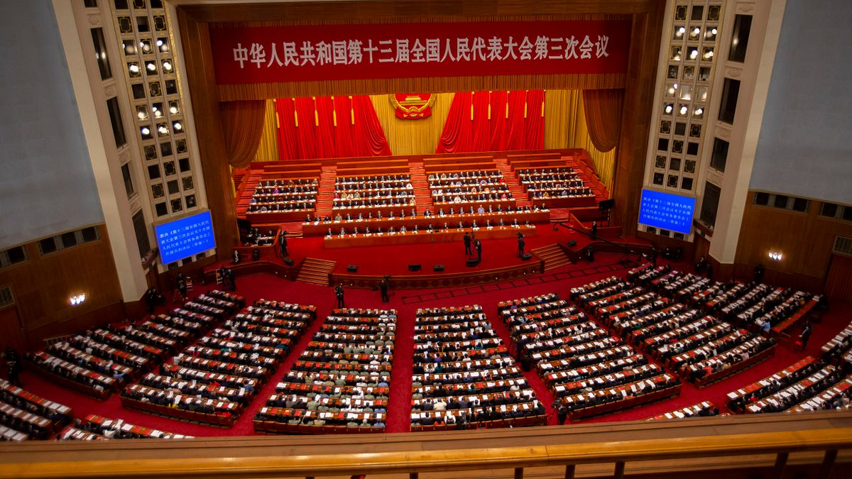 2021年3月11日,中國人大通過通過《完善香港選舉制度的決定》藉此落實「愛國者治港」(AP) 2021年3月11日,中國人大通過通過《完善香港選舉制度的決定》藉此落實「愛國者治港」(AP)