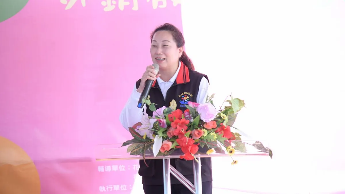 花蓮優質文旦柚成功開拓新加坡市場,縣長徐榛蔚表示感謝。(圖/花蓮縣政府提供)