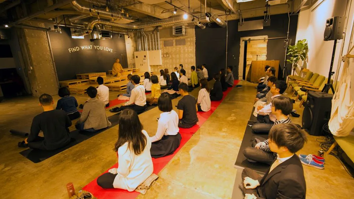 作者表示,他在每天的禪坐中時,一般結尾都以「無為心」和「無上菩提心」為總結。(示意圖/翻攝OTERA STAY臉書)