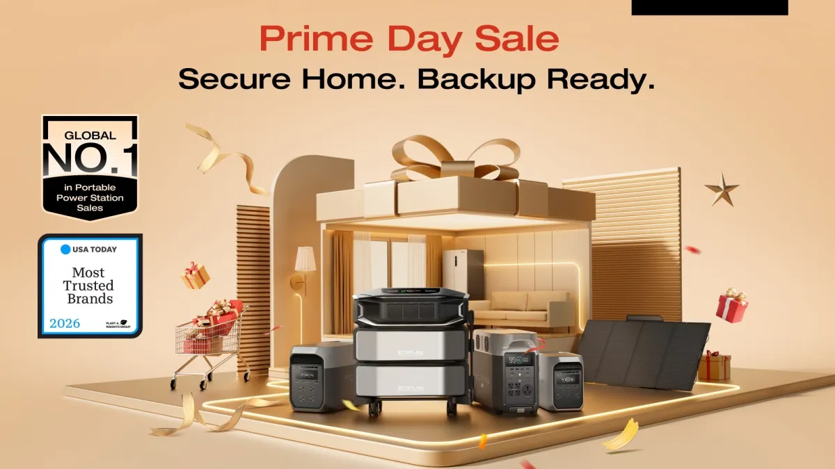 EcoFlow Launches Early Amazon Prime Day Deals With Big Savings on Backup Power Solutions