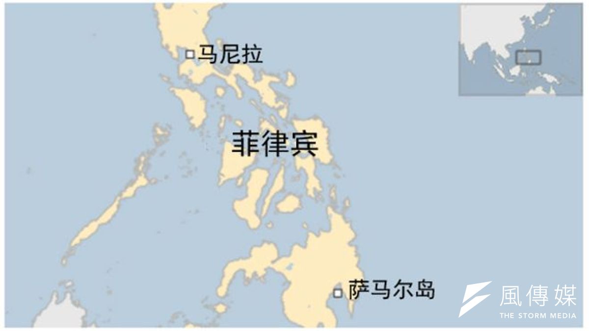 菲律賓天堂島(薩馬爾島)22日驚傳瑞典旅客遭綁架外。(BBC中文網) 菲律賓天堂島(薩馬爾島)22日驚傳瑞典旅客遭綁架外。(BBC中文網)