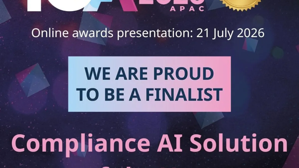 WIDTH Shortlisted for Compliance AI Solution of the Year at ICA Compliance Awards APAC 2026