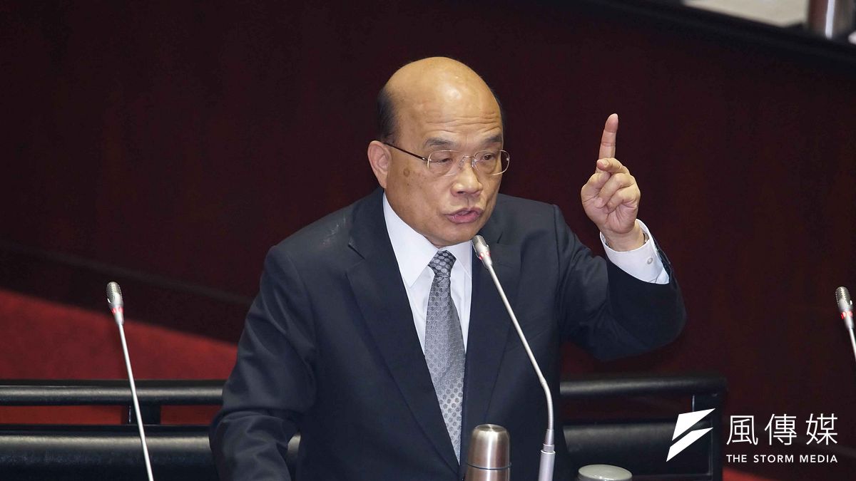 行政院長蘇貞昌赴立法院備詢。(盧逸峰攝) 行政院長蘇貞昌赴立法院備詢。(盧逸峰攝)