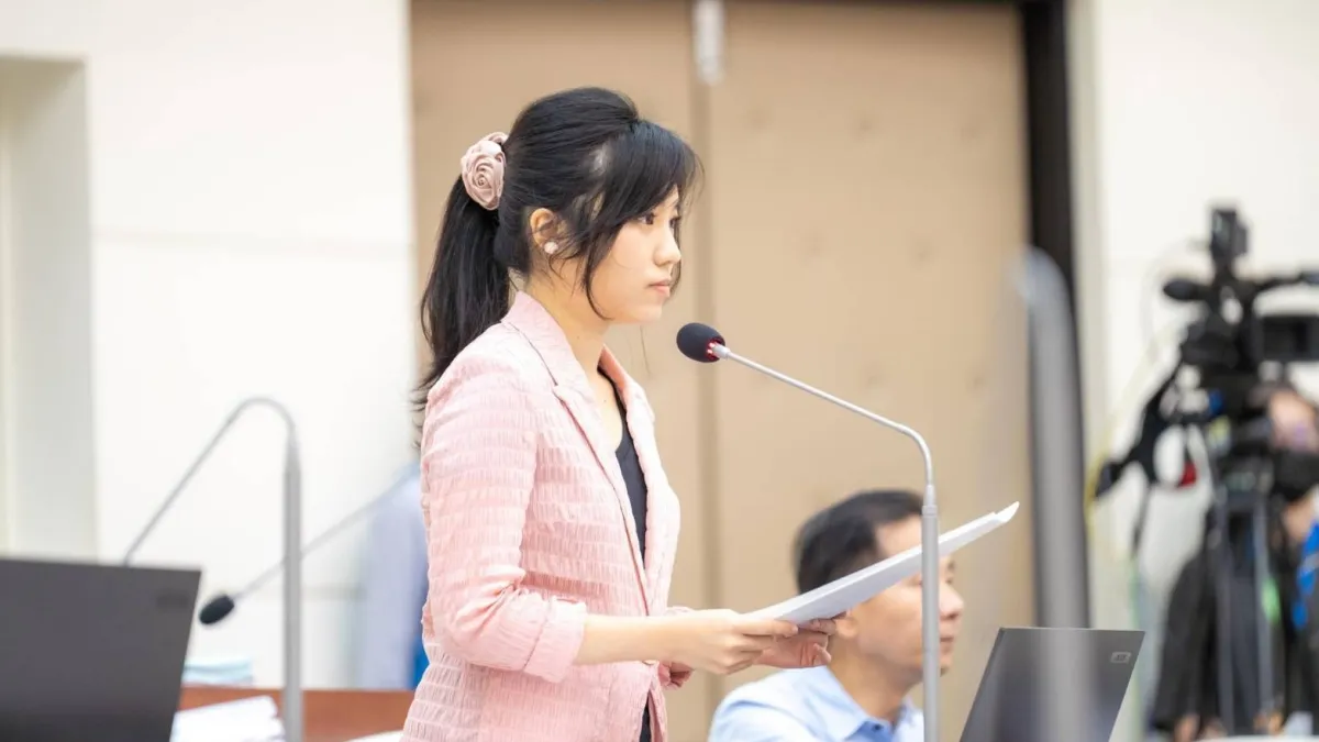 新竹市議員宋品瑩。(圖/宋品瑩辦公室提供)
