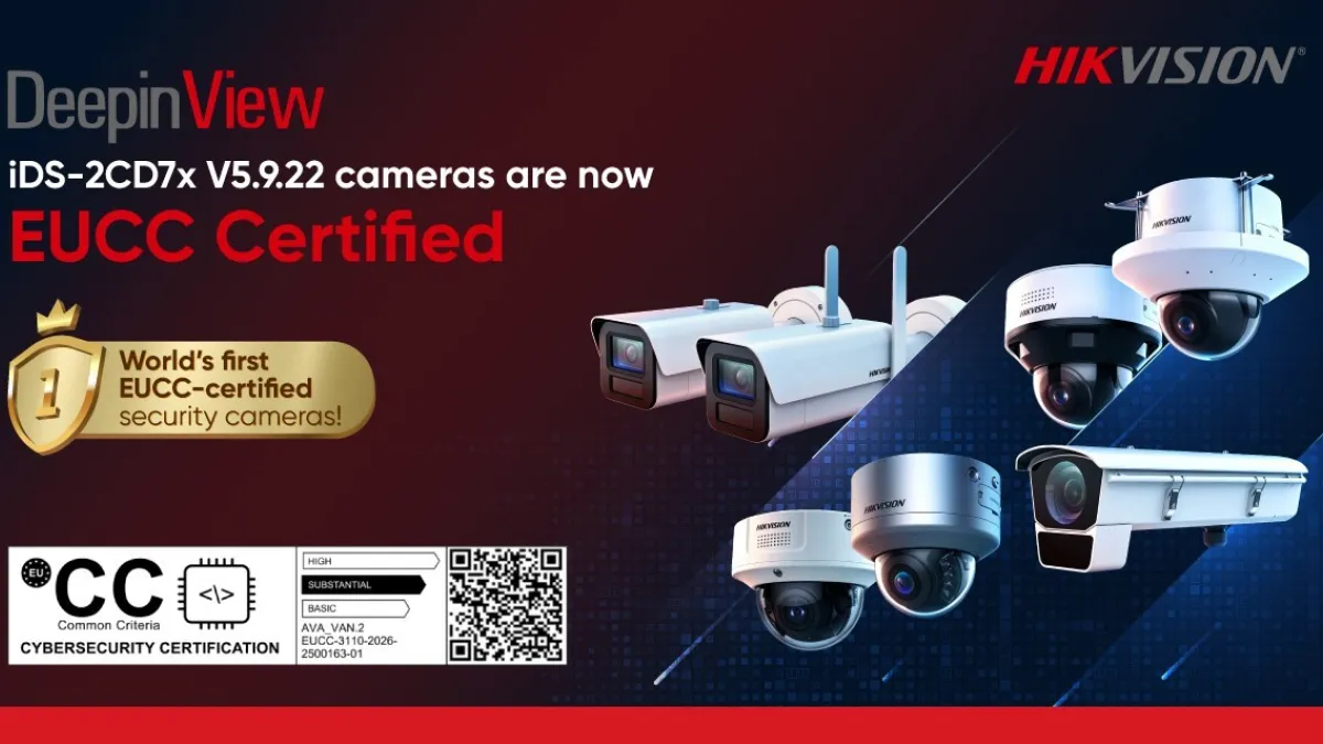 Hikvision Earns Industry-First EUCC Certification for Network Cameras