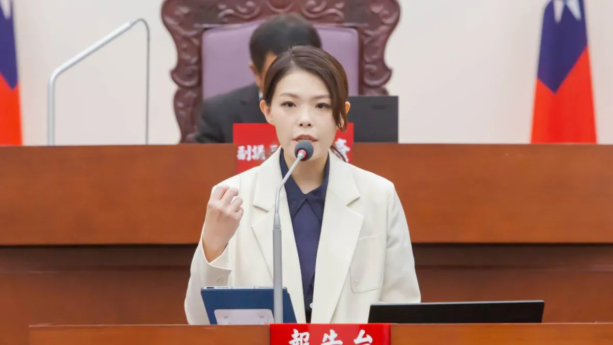 新竹市長高虹安24日赴市議會,進行第11屆第3次定期會施政報告。(圖/新竹市政府提供)
