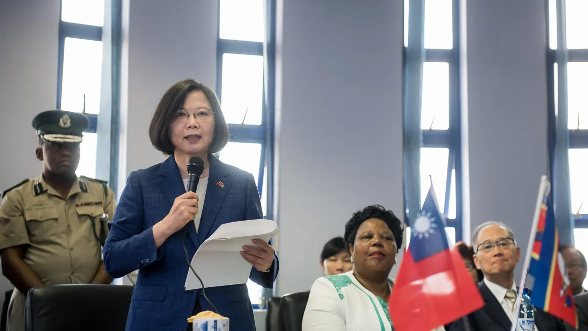 總統蔡英文針對同婚議題表示,大法官已經做出解釋,政府必須要遵從,這也是基本立場。(資料照,總統府提供)
