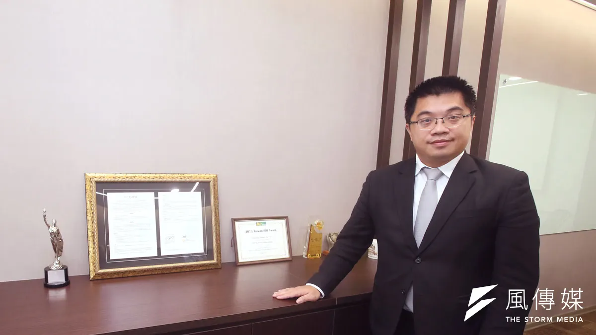 施俊良是東洋製藥有史以來最年輕的總經理。(柯承惠攝)