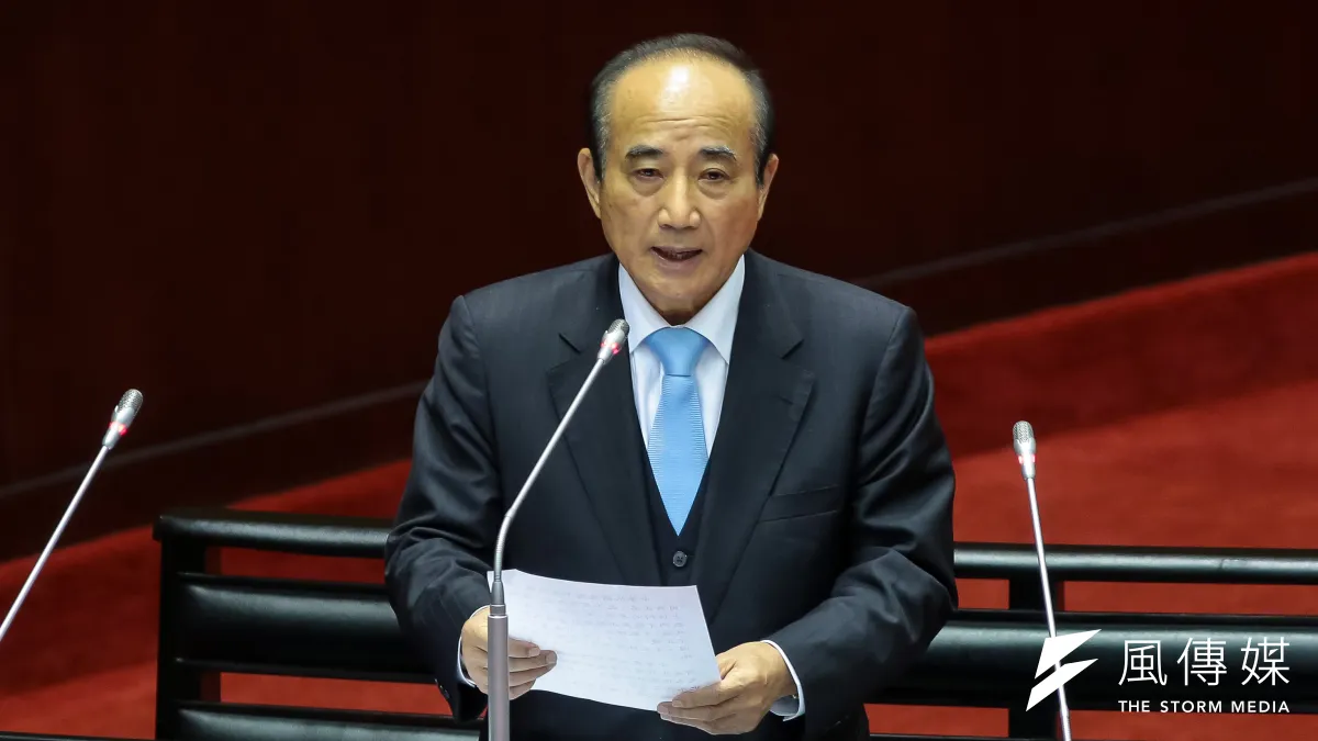前立法院長王金平15日於立法院質詢時,針對兩岸關係,發表30分鐘演說。(顏麟宇攝)