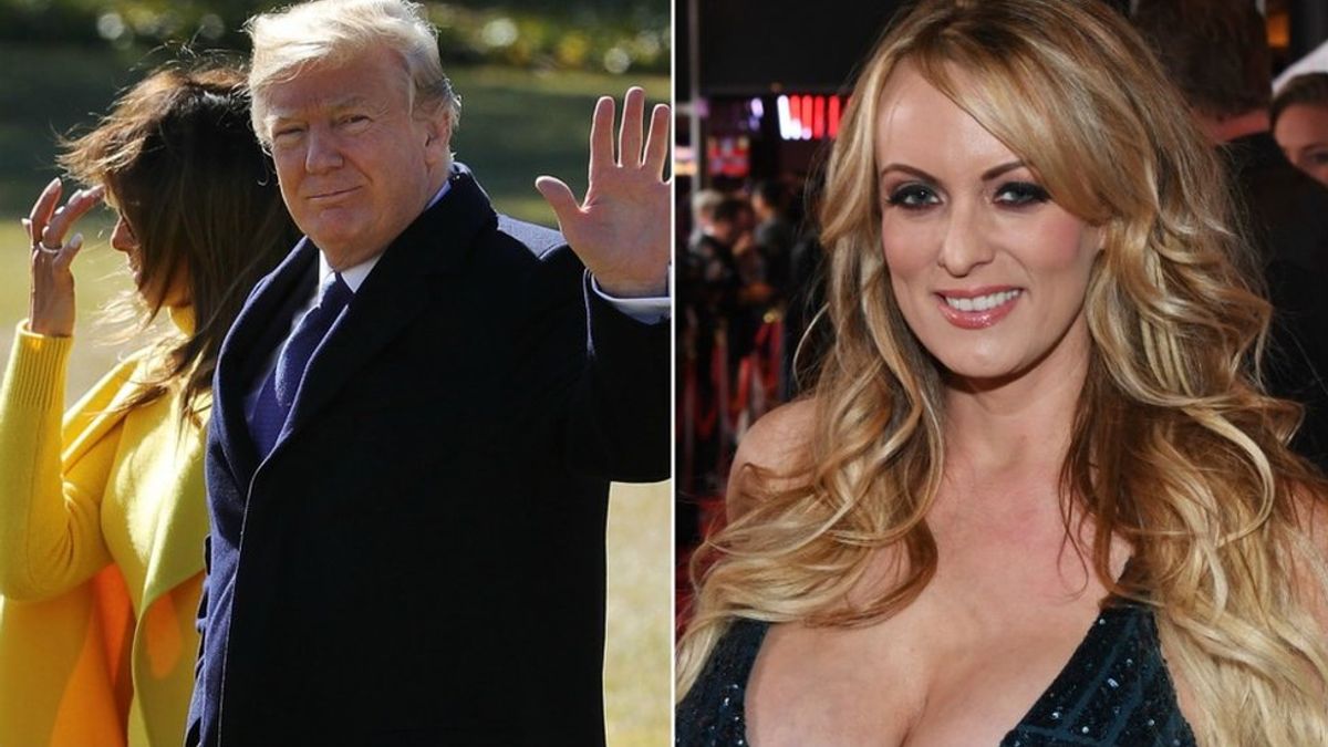 川普否認了暴風女的所有指控。(BBC中文網) 川普否認了暴風女的所有指控。(BBC中文網)