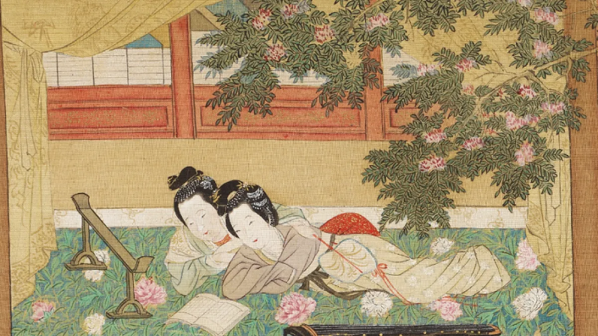 明仇英之仕女圖(故宮網站)