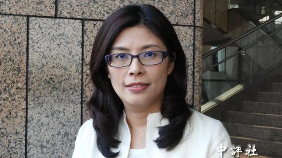 行政院前發言人鄭麗文向媒體證實,有意參選台北市長。(資料照,取自中評社)