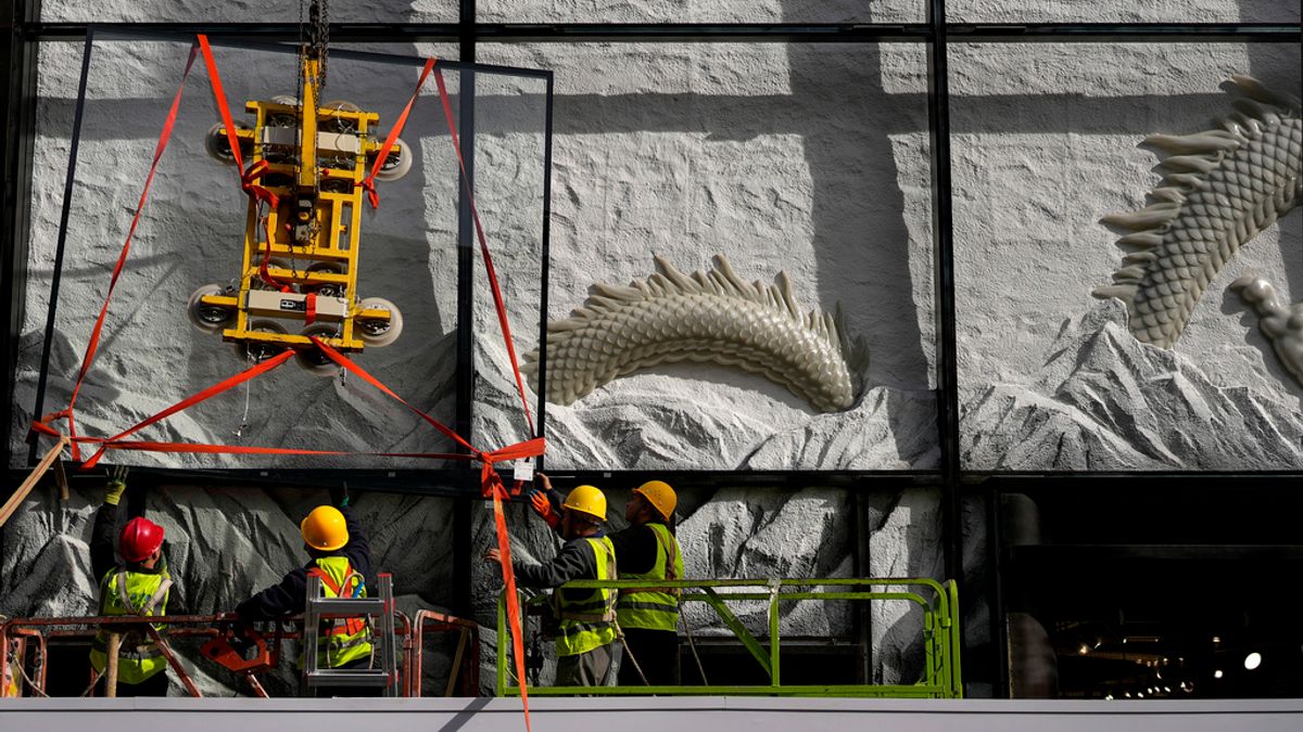 2024年11月4日,北京一景。(AP) 2024年11月4日,北京一景。(AP)