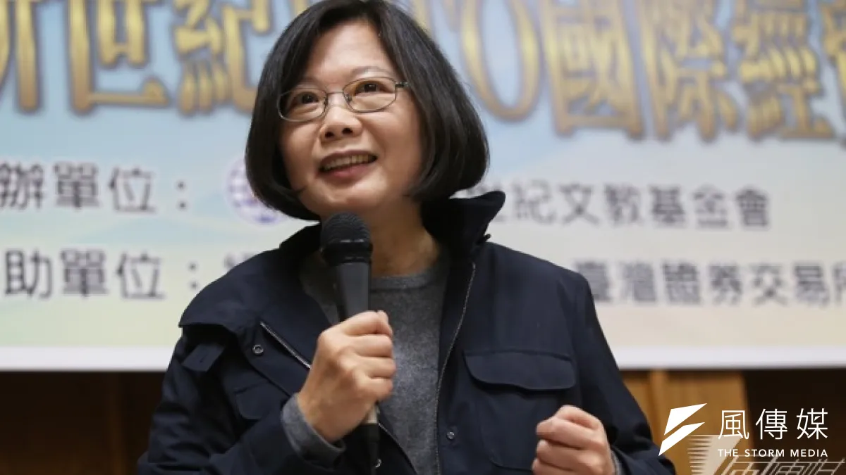 民進黨主席蔡英文今(26)日受訪時提醒,各級政府執法及追求效率的同時,應該注意基本人權價值。(楊子磊攝)
