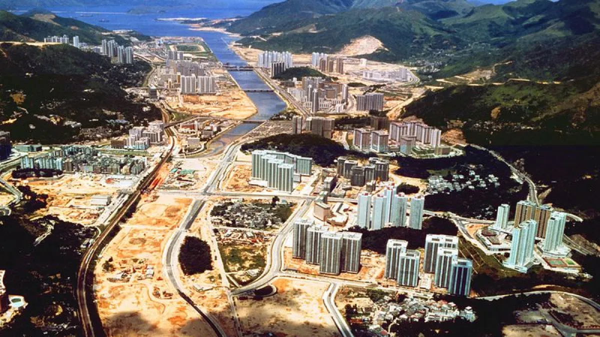 1983年正在發展的沙田新市鎮(WiNG/維基百科)