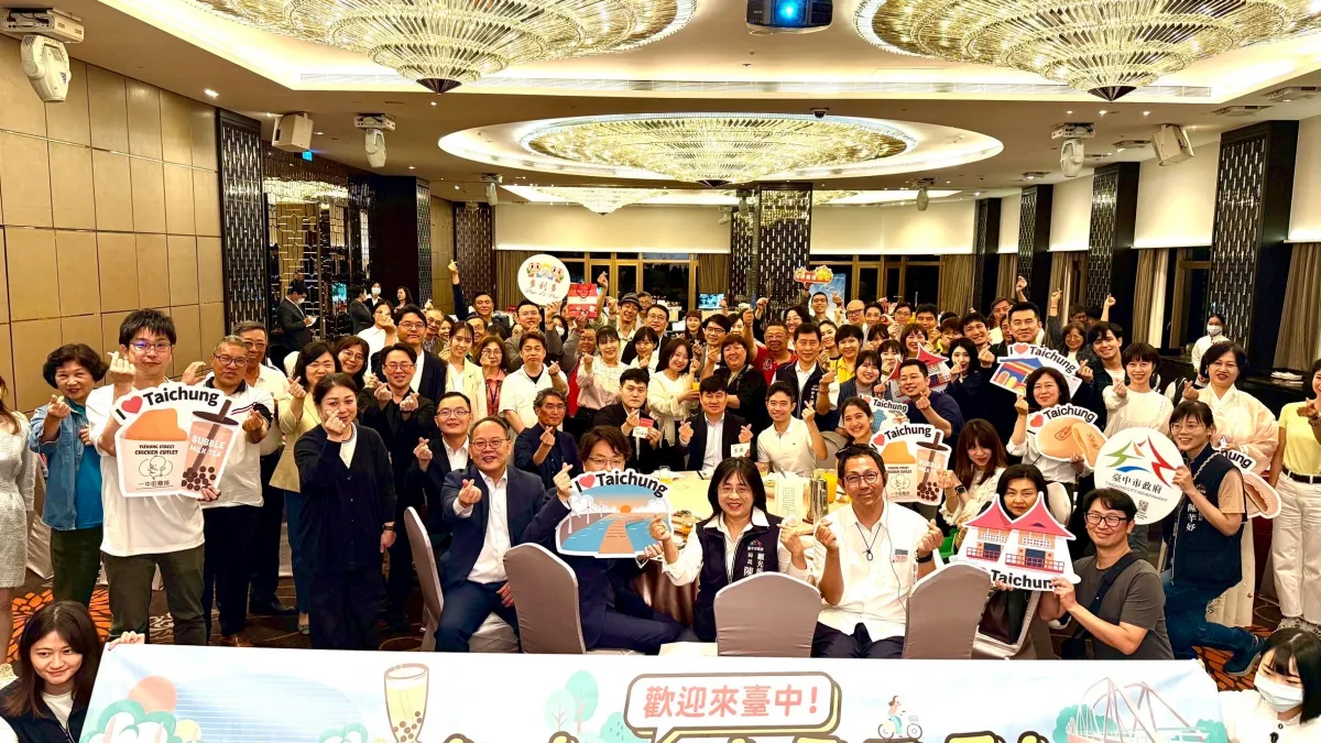 中台灣熱情迎接日本旅行業及網紅踩線團。(圖/台中市政府)
