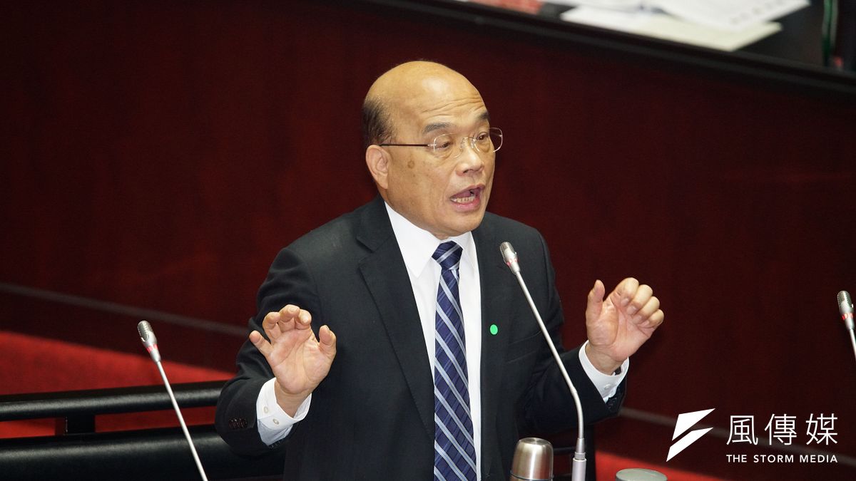 黨內人士透露,事實上,選後有黨內各方勢力向行政部門「薦才」、「詢問位子」,但行政院長蘇貞昌(見圖)個性不喜如此、不想要賣人情。(盧逸峰攝) 黨內人士透露,事實上,選後有黨內各方勢力向行政部門「薦才」、「詢問位子」,但行政院長蘇貞昌(見圖)個性不喜如此、不想要賣人情。(盧逸峰攝)