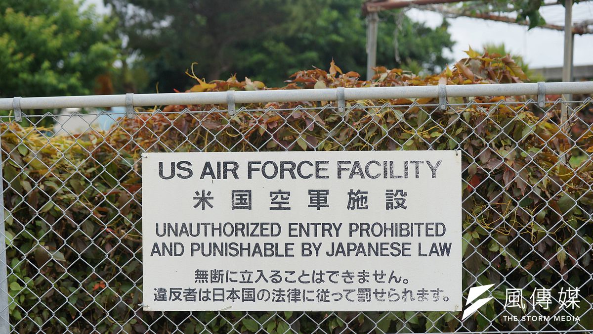 沖繩嘉手納美軍基地的美國空軍設施。(資料照,盧逸峰攝) 沖繩嘉手納美軍基地的美國空軍設施。(資料照,盧逸峰攝)