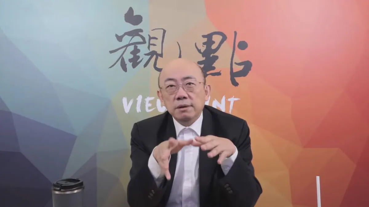 民進黨前立委郭正亮(見圖)指出,美國對於副總統賴清德目前的路線感到憂慮。(截自YouTube頻道「觀點」)