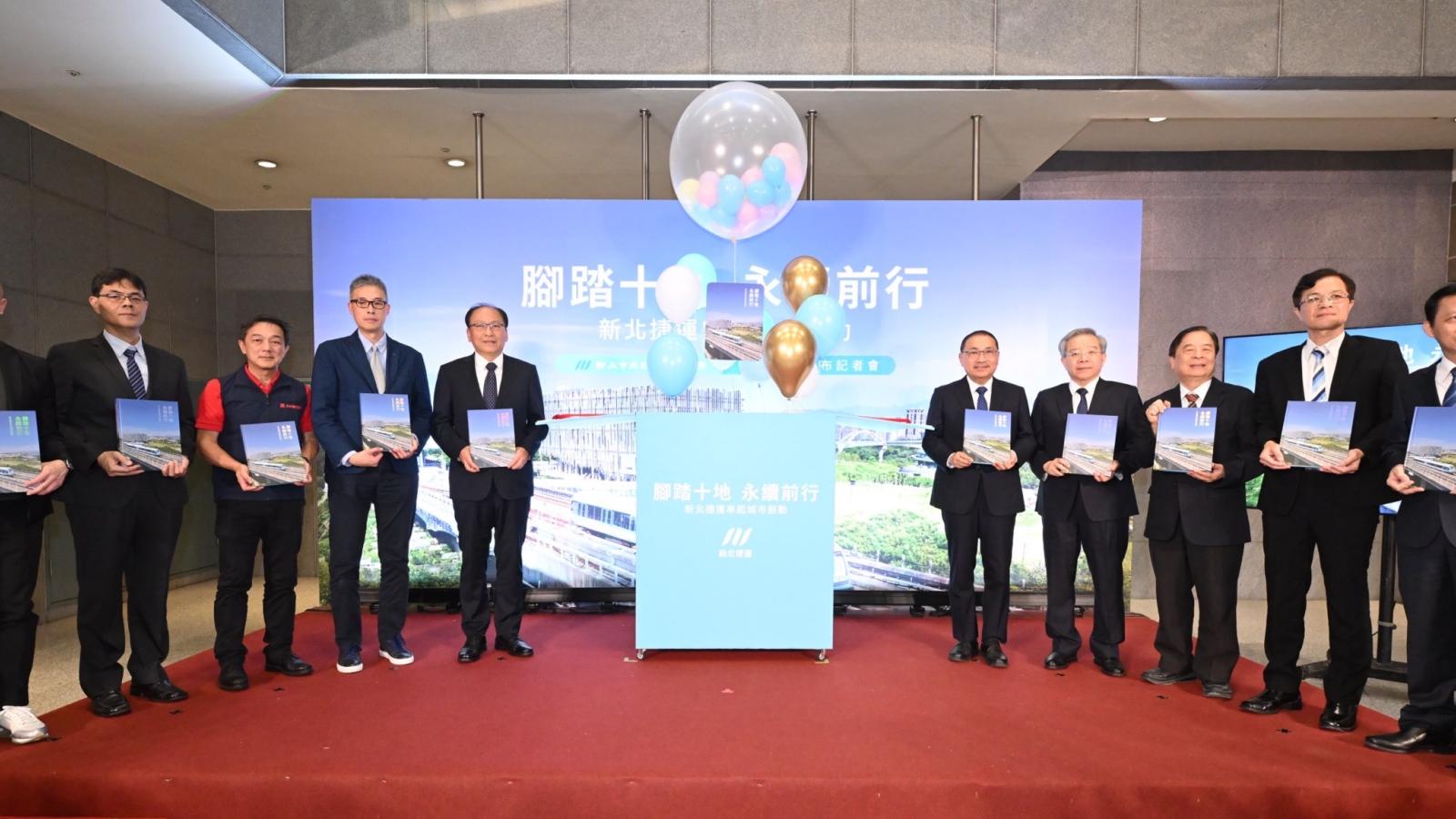 《腳踏十地‧永續前行》新北捷運十年蛻變! 侯友宜擘劃「四環八線」 串起城市脈動 帶動北臺發展
